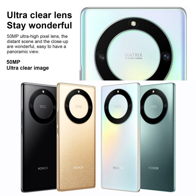 Doppia fotocamera posteriore, identificazione delle impronte digitali sullo schermo, batteria da 5100 mAh, Magic UI 6.1 da 6,67 pollici / Android 12 Snapdragon 695 Octa Core fino a 2,2 GHz, rete: 5G, OTG, non supporta Google Play, 6GB+128GB