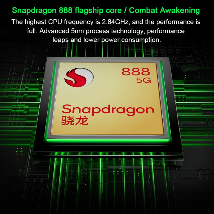 Tripla fotocamera posteriore, identificazione delle impronte digitali laterale, batteria da 4800 mAh, Magic UI 6.1 da 6,81 pollici / Android 12 Snapdragon 888 Octa Core fino a 2,84 GHz, Rete: 5G, OTG, Non supporta Google Play, 8GB+256GB