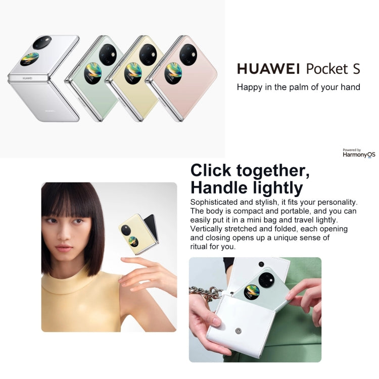 Doppia fotocamera posteriore, identificazione delle impronte digitali laterale, HarmonyOS 3.0 Snapdragon 778G Octa Core da 6,9 pollici + 1,04 pollici, rete: 4G, OTG, NFC, non supporta Google Play, 256GB Blue, 256GB Mint Green, 256GB Obsidian Black
