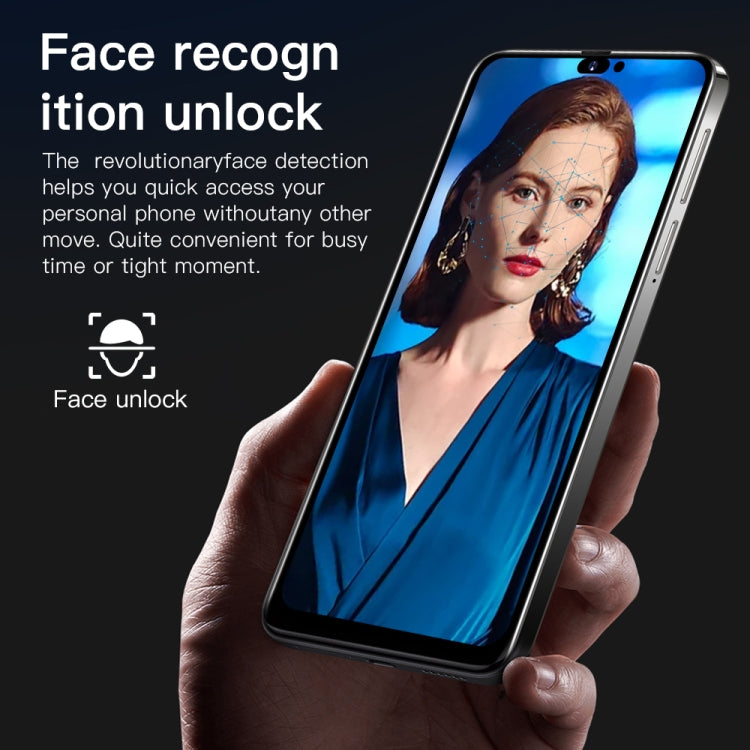 Identificazione facciale, Android 10 MTK6737 Quad Core, Rete: 4G, con scheda TF da 64 GB, i14 Pro Max N86 4GB+32GB