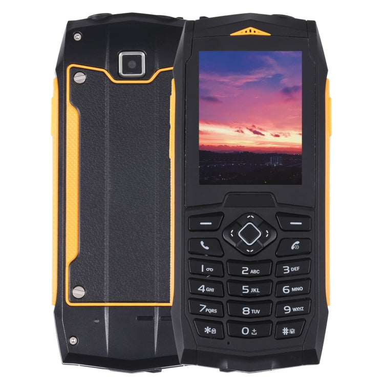 IP68 Impermeabile Antipolvere Antiurto, 2,4 pollici, MTK6261D, Batteria 2000mAh, SOS, FM, Doppia SIM