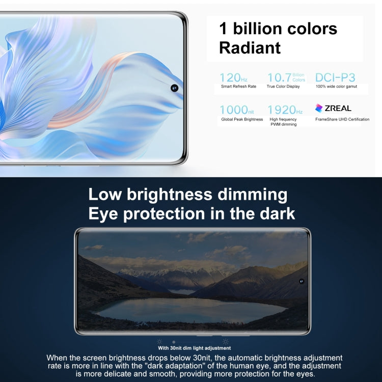 Tripla fotocamera posteriore, identificazione delle impronte digitali sullo schermo, Magic UI 7.0 Qualcomm Snapdragon 782G Octa Core fino a 2,7 GHz, rete: 5G, OTG, NFC, non supporta Google Play, Honor 80 5G, 12GB+512GB