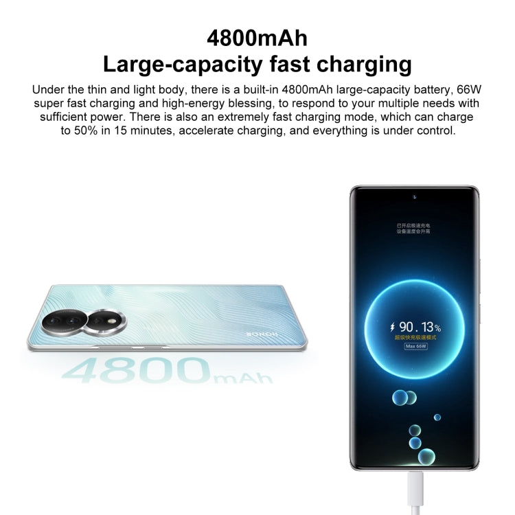 Tripla fotocamera posteriore, identificazione delle impronte digitali sullo schermo, Magic UI 7.0 Qualcomm Snapdragon 782G Octa Core fino a 2,7 GHz, rete: 5G, OTG, NFC, non supporta Google Play, Honor 80 5G, 12GB+512GB