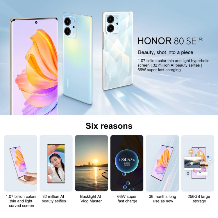 Tripla fotocamera posteriore, identificazione delle impronte digitali sullo schermo, Magic OS 7.0 da 6,67 pollici Android 12 Dimensity 900 MT6877 Octa Core fino a 2,4 GHz, Rete: 5G, OTG, Non supporta Google Play, 12GB+256GB