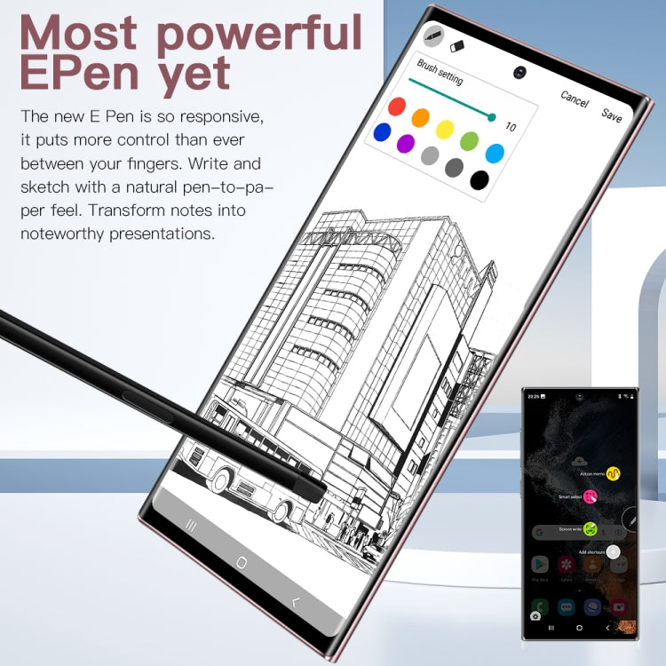 Identificazione facciale, Android 8.1 MTK6753 Octa Core, Rete: 4G, S23Ultra 5G D12332 3GB+64GB