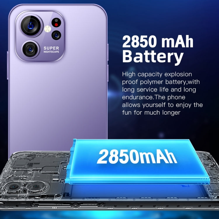 Identificazione facciale, Android 8.1 MTK6737 Octa Core, Rete: 4G, S23 Ultra E6 2GB+16GB