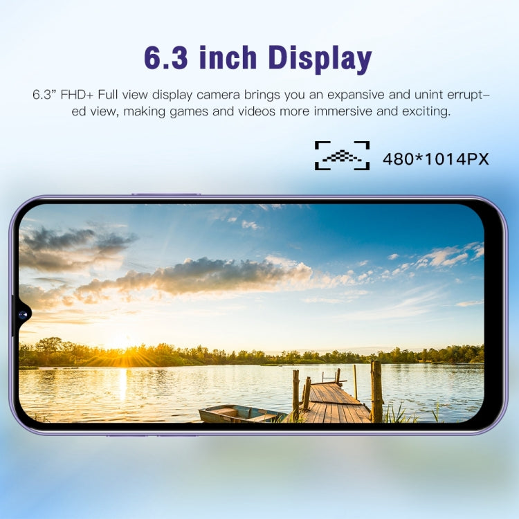Identificazione facciale, Android 8.1 MTK6737 Octa Core, Rete: 4G, S23 Ultra E6 2GB+16GB