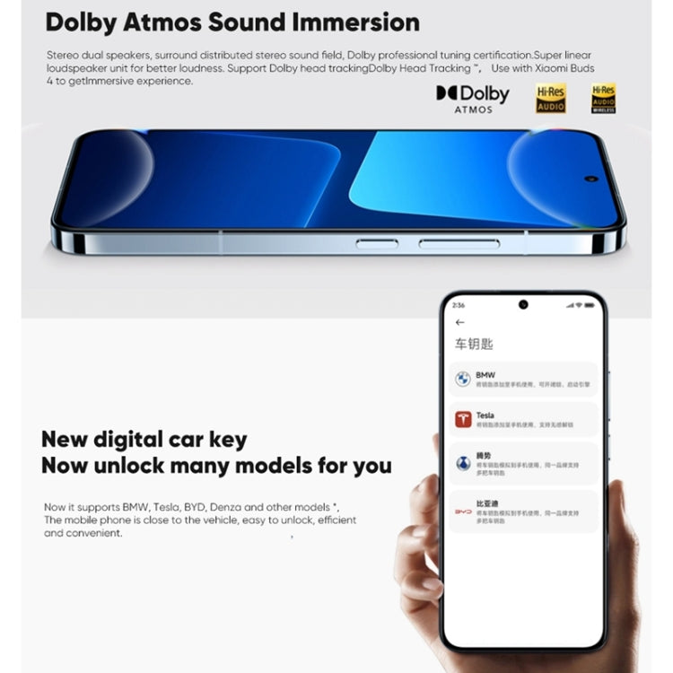 Tripla fotocamera posteriore, Identificazione delle impronte digitali sullo schermo da 6,36 pollici MIUI 14 Qualcomm Snapdragon 8 Gen 2 Octa Core fino a 3,2 GHz, Rete: 5G, NFC, Funzione di ricarica wireless, Xiaomi 13 12GB+256GB