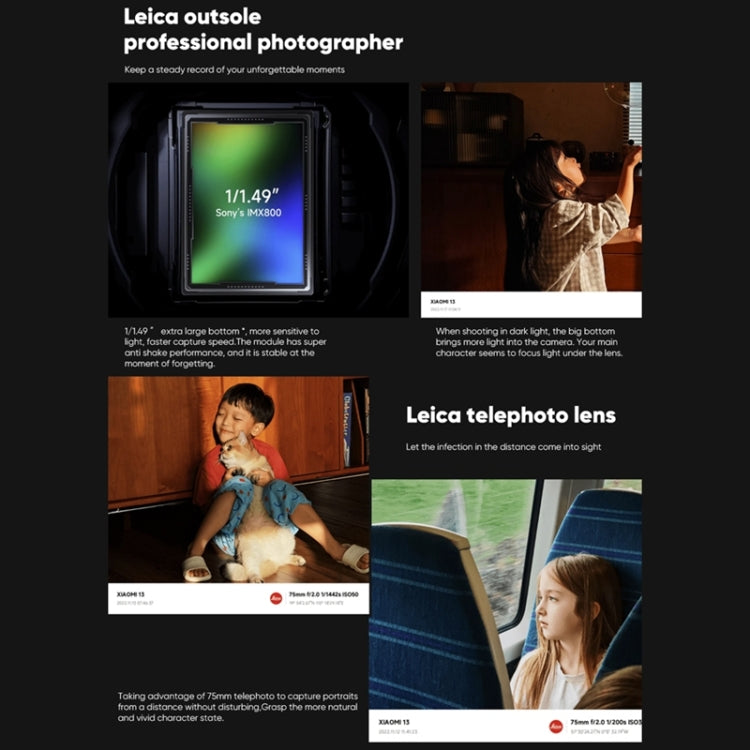 Tripla fotocamera posteriore, Identificazione delle impronte digitali sullo schermo da 6,36 pollici MIUI 14 Qualcomm Snapdragon 8 Gen 2 Octa Core fino a 3,2 GHz, Rete: 5G, NFC, Funzione di ricarica wireless, Xiaomi 13 12GB+256GB