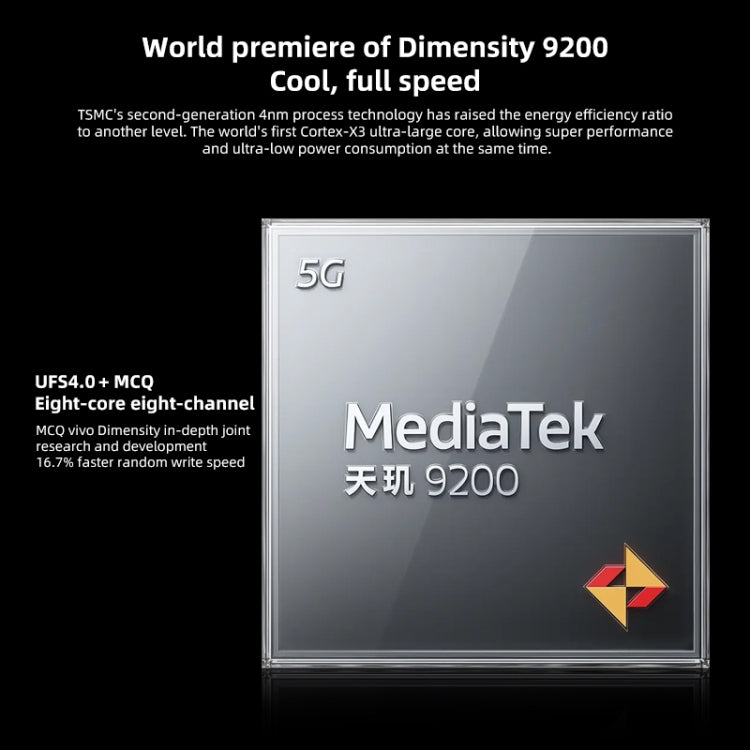 Tripla fotocamera posteriore, identificazione delle impronte digitali sullo schermo/Face ID, batteria da 4810 mAh, 6,78 pollici Android 13.0 OriginOS 3 MediaTek Dimensity 9200 Octa Core fino a 3,05 GHz, NFC, OTG, Rete: 5G, supporto Google Play