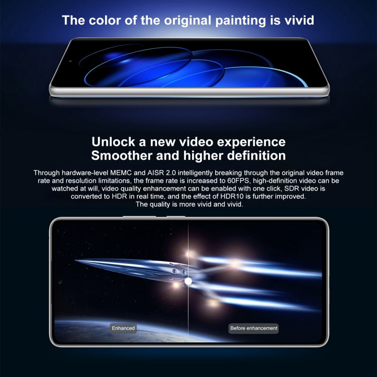 Tripla fotocamera posteriore, Face ID/identificazione delle impronte digitali sullo schermo, Magic UI 7.0 da 6,67 pollici Qualcomm Snapdragon 8+ Gen1 Octa Core fino a 3,0 GHz, Rete: 5G, OTG, NFC, Non supporta Google Play, 12GB+256GB