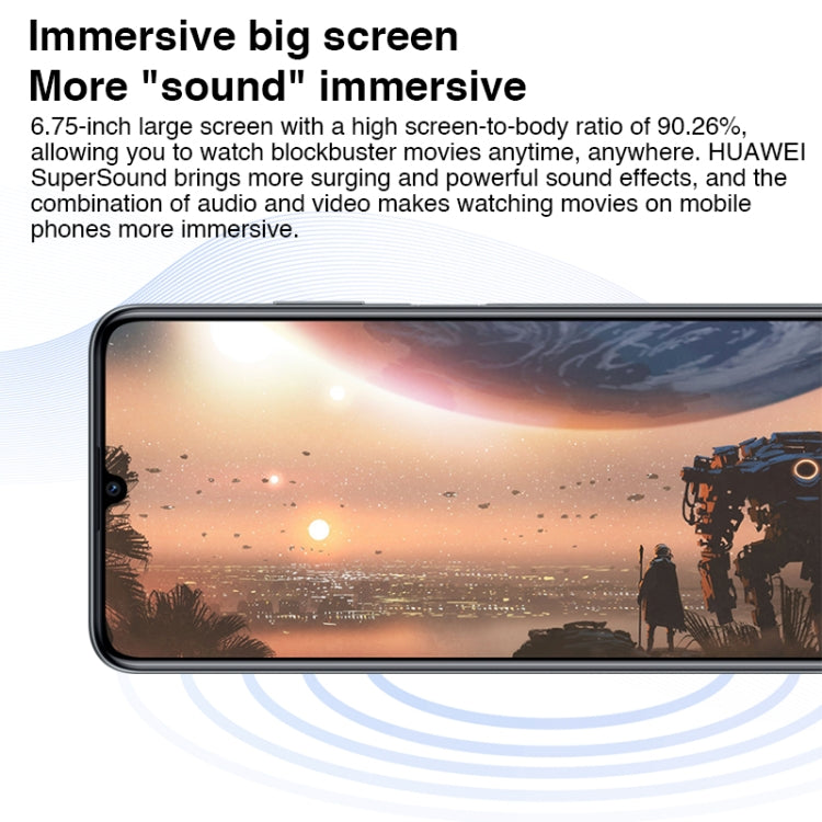 Doppia fotocamera posteriore, Face ID e identificazione delle impronte digitali laterali, batteria da 6000 mAh, HarmonyOS 3.0 Octa Core da 6,75 pollici, rete: 4G, OTG, non supporta Google Play, 256GB