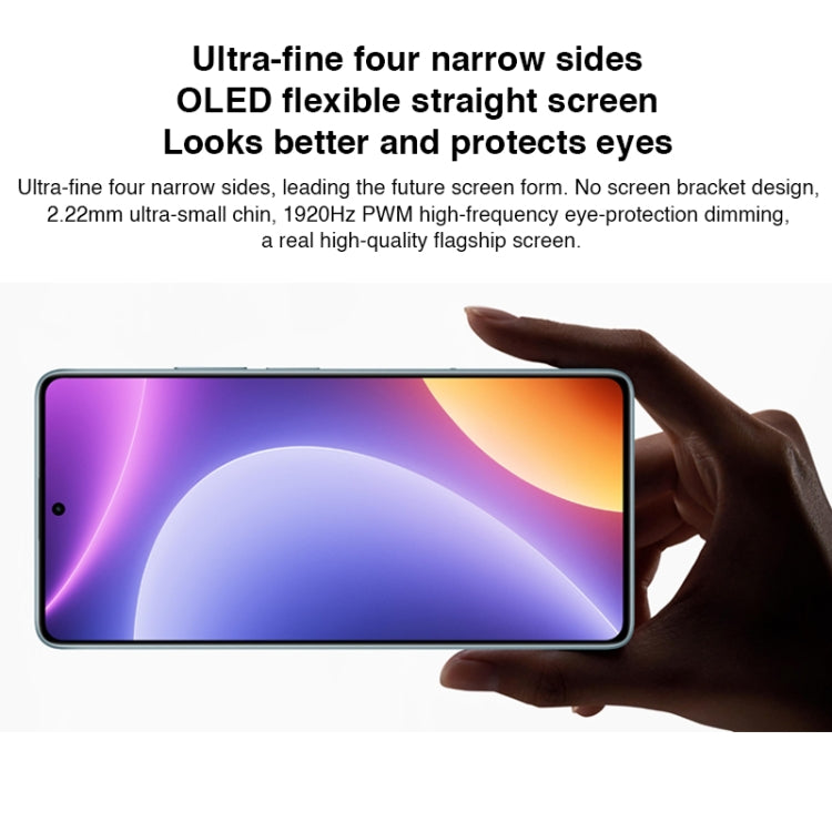 Tripla fotocamera posteriore, batteria da 5000 mAh, MIUI 14 Snapdragon 7+ Gen2 Octa Core da 6,67 pollici fino a 2,91 GHz, Rete: 5G, doppia SIM, NFC, controllo IR, 12GB+512GB