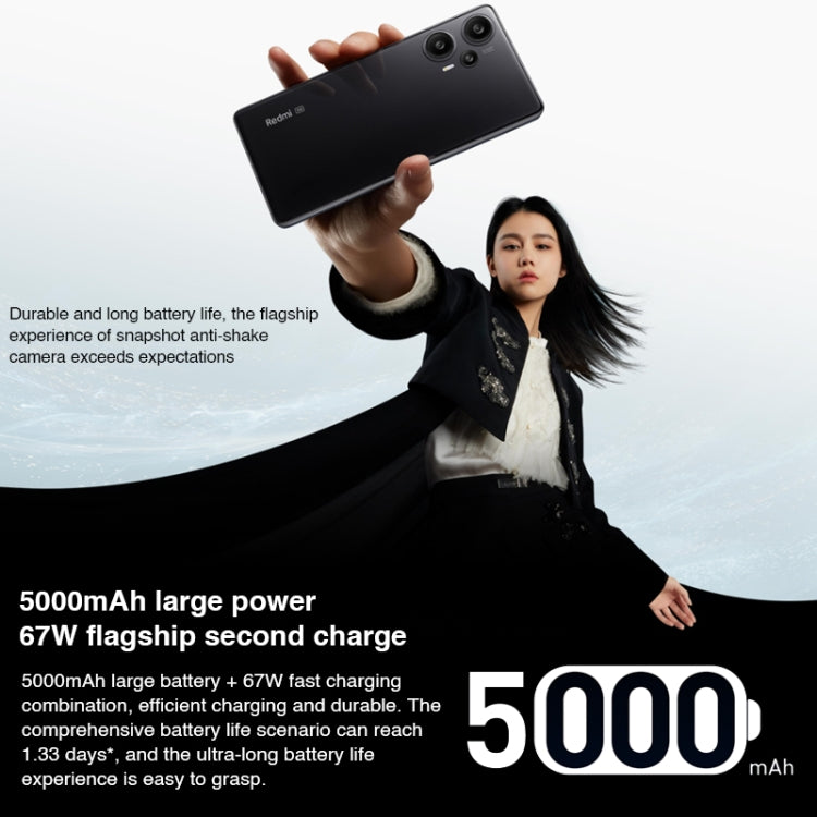Tripla fotocamera posteriore, batteria da 5000 mAh, MIUI 14 Snapdragon 7+ Gen2 Octa Core da 6,67 pollici fino a 2,91 GHz, Rete: 5G, doppia SIM, NFC, controllo IR, 12GB+512GB
