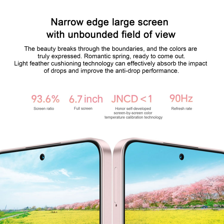 Doppia fotocamera posteriore, identificazione dell'impronta digitale laterale, batteria da 4500 mAh, MagicOS 7.1 da 6,7 pollici / Android 13 Dimensity 6020 Octa Core fino a 2,2 GHz, rete: 5G, OTG, non supporta Google Play, 12GB+256GB