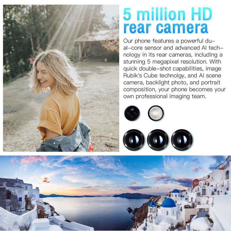Identificazione facciale, Android 9.1 MTK6580A Quad Core, Rete: 3G, S23Ultra / D15
