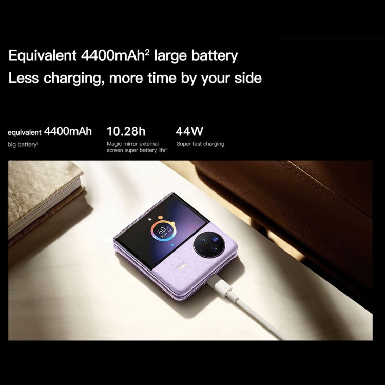 Doppia fotocamera posteriore, identificazione dell'impronta digitale laterale, batteria da 4400 mAh, 6,74 pollici + 3,0 pollici Android 13.0 OriginOS 3 Qualcomm Snapdragon 8+ Gen1 Octa Core fino a 3,0 GHz, NFC, OTG, rete: 5G, 12GB+512GB