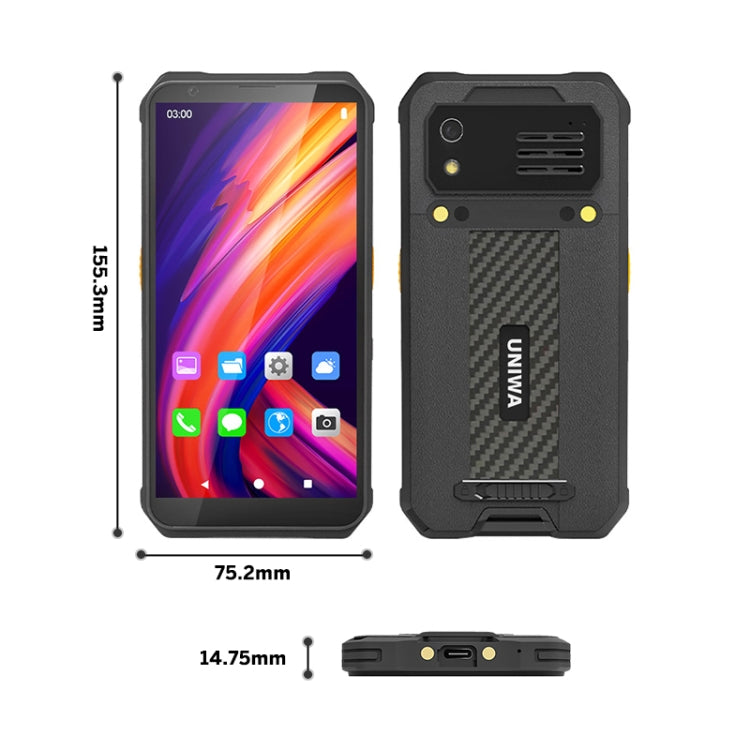 IP65 impermeabile antipolvere antiurto, batteria da 4100 mAh, 5,7 pollici Android 12 MTK6762 Octa Core fino a 2,0 GHz, rete: 4G, NFC, Standard