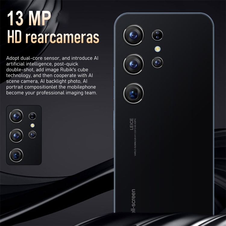 Identificazione facciale, Android 9.1 MTK6580A Quad Core, Rete: 3G, Dual SIM, S23 Ultra 5G / X21