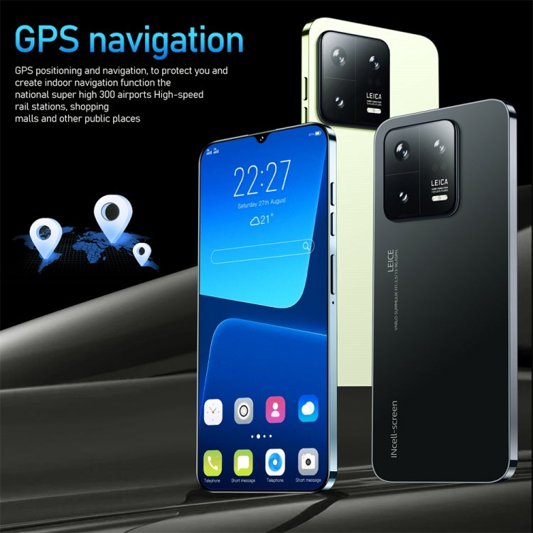 Identificazione facciale, Android 9.1 MTK6580A Quad Core, Rete: 3G, Dual SIM, M13 Pro / X22
