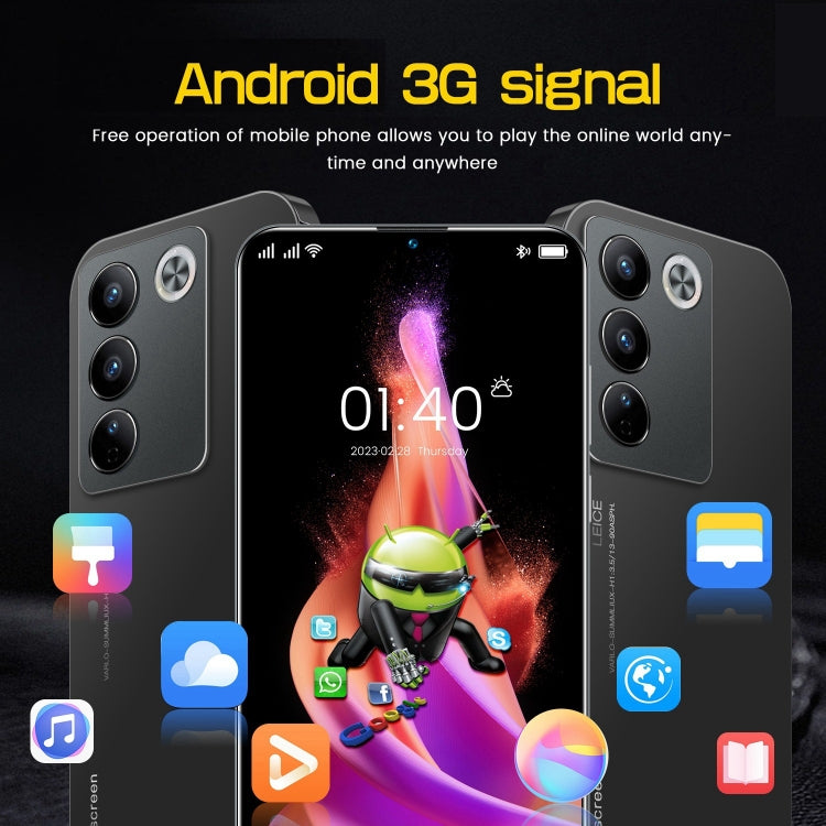 Identificazione facciale, Android 9.1 MTK6580A Quad Core, Rete: 3G, Dual SIM