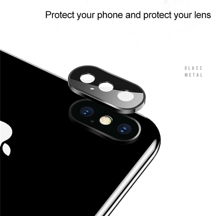 Per iPhone XS Max Pellicola in vetro temperato per protezione dell'obiettivo della fotocamera in metallo in lega di titanio, For iPhone XS Max (Black)(1 PC), For iPhone XS Max (Gold)(1 PC), For iPhone XS Max (Silver)(1 PC)