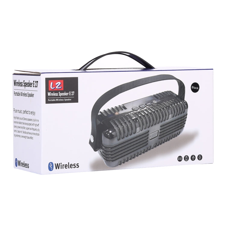 Altoparlante wireless portatile LZ E27 DC 5V con chiamate in vivavoce, supporto USB e scheda TF e Aux da 3,5 mm, E27