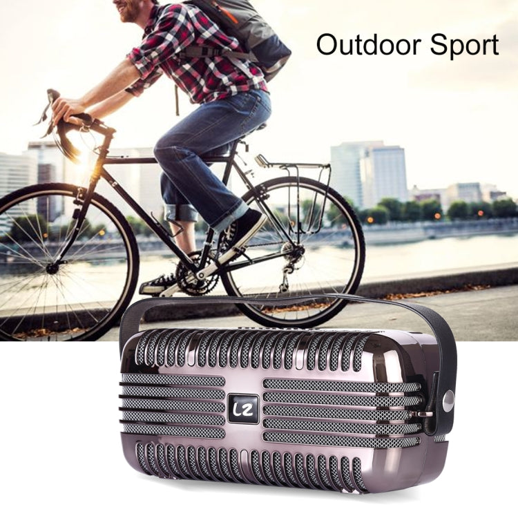 Altoparlante wireless portatile LZ E27 DC 5V con chiamate in vivavoce, supporto USB e scheda TF e Aux da 3,5 mm, E27