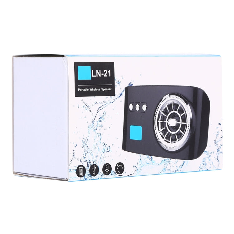 Altoparlante wireless portatile LN-21 DC 5V con chiamate in vivavoce, supporto USB e scheda TF, LN-21