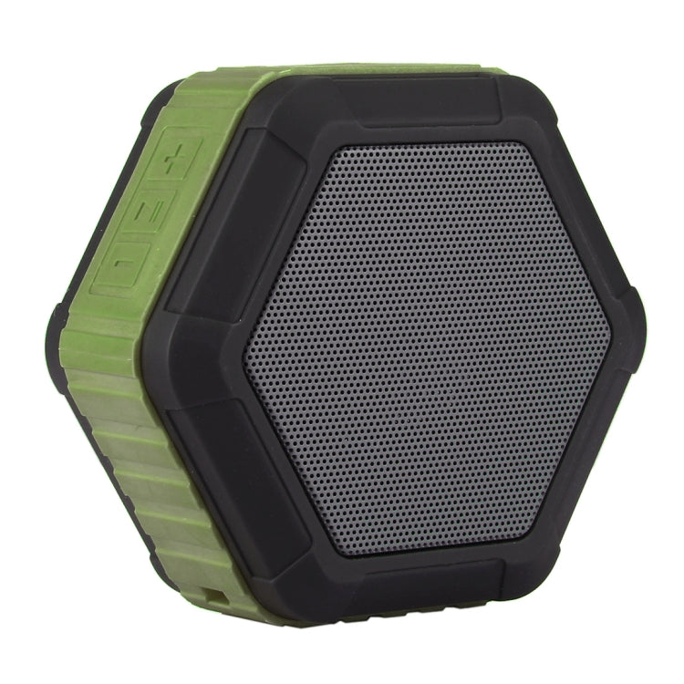 Altoparlante stereo Bluetooth impermeabile portatile BT508 con microfono e gancio integrati, supporto chiamate in vivavoce, scheda TF e FM, distanza Bluetooth: 10 m