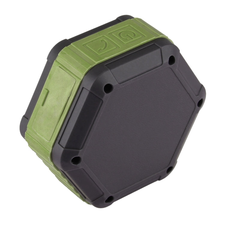 Altoparlante stereo Bluetooth impermeabile portatile BT508 con microfono e gancio integrati, supporto chiamate in vivavoce, scheda TF e FM, distanza Bluetooth: 10 m