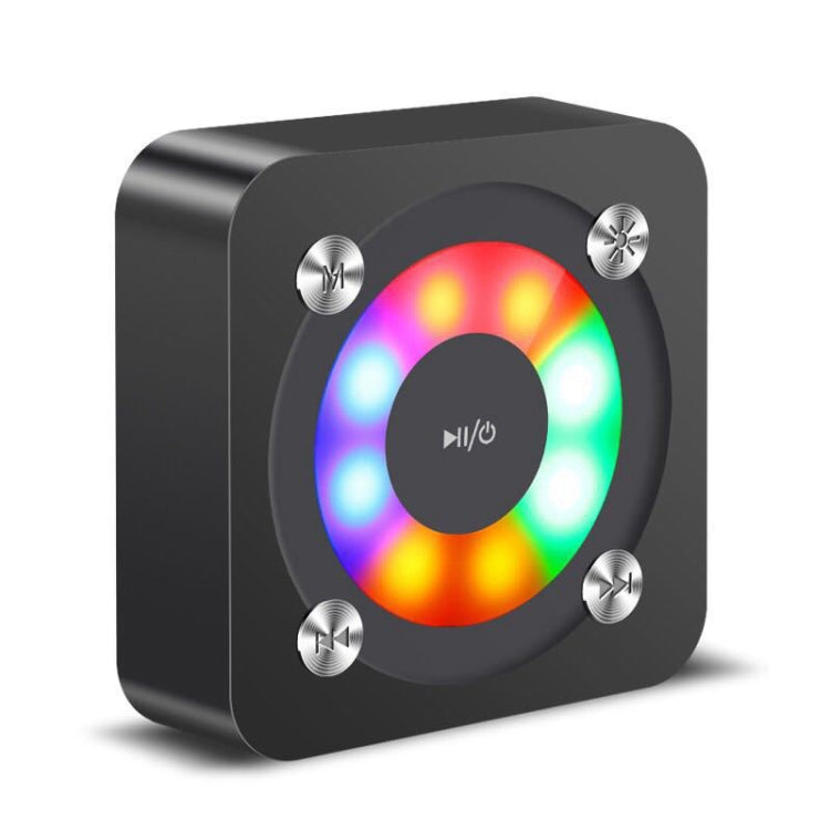 Altoparlante stereo Bluetooth portatile A9 con microfono e luce integrati, supporta chiamate in vivavoce, scheda TF e ingresso AUX, distanza Bluetooth: 10 m, with Light(Gold), with Light(Black), with Light(Rose Gold)