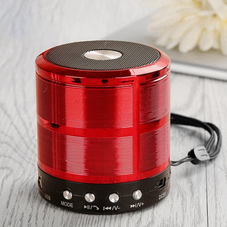 Altoparlante Bluetooth WS-887 con cordino, supporto per chiamate in vivavoce, disco FM e U, scheda TF e AUX