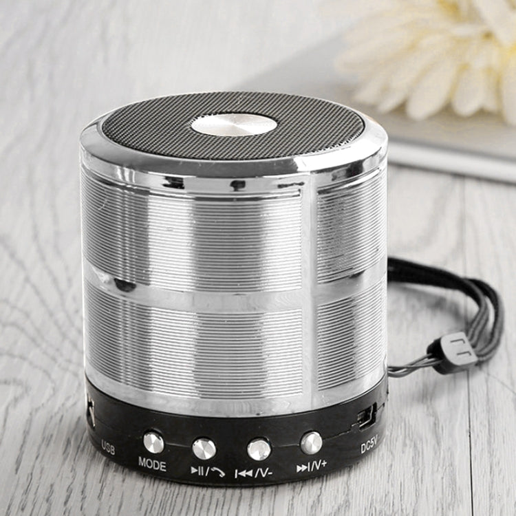 Altoparlante Bluetooth WS-887 con cordino, supporto per chiamate in vivavoce, disco FM e U, scheda TF e AUX