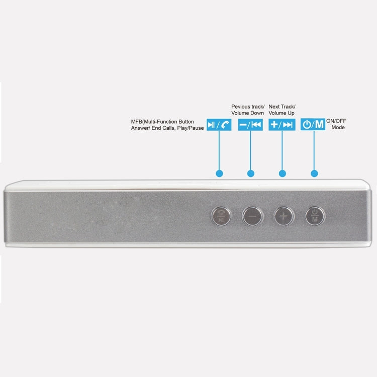 Altoparlante Bluetooth multifunzione YM370 con microfono, supporta chiamate in vivavoce e scheda TF