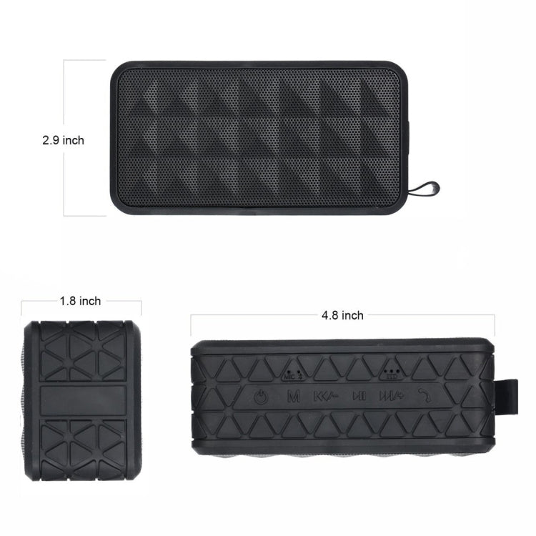 Altoparlante Bluetooth impermeabile Z18 3ATM con gancio per appendere, supporto per chiamate in vivavoce, scheda TF e AUX