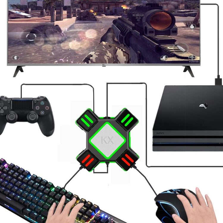 MKX401 Per Switch / Xbox / PS4 / PS3 Controller di gioco Gamepad Tastiera Mouse Adattatore Convertitore, MKX401 Adapter Converter