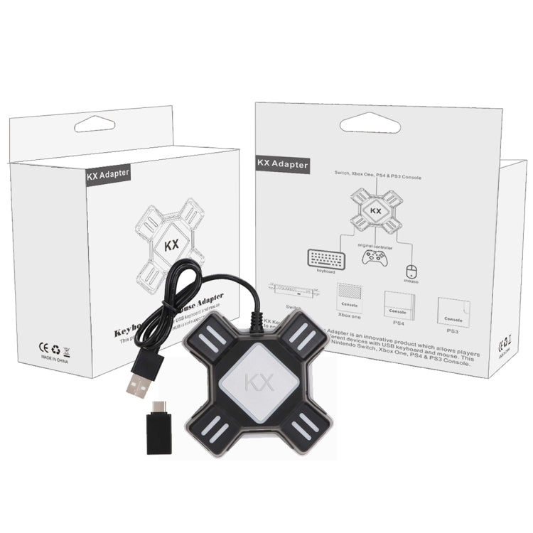 MKX401 Per Switch / Xbox / PS4 / PS3 Controller di gioco Gamepad Tastiera Mouse Adattatore Convertitore, MKX401 Adapter Converter