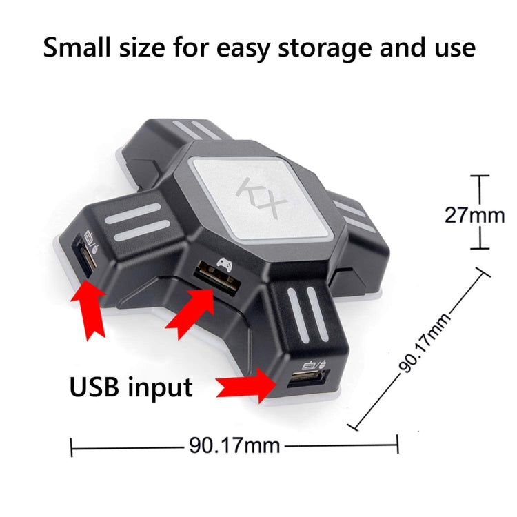 MKX401 Per Switch / Xbox / PS4 / PS3 Controller di gioco Gamepad Tastiera Mouse Adattatore Convertitore, MKX401 Adapter Converter