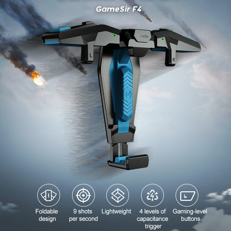 GameSir F4 Condensatore fisico pieghevole a forma di ala d'aquila Gamepad compatibile con dispositivi di sistema IOS e Android, F4