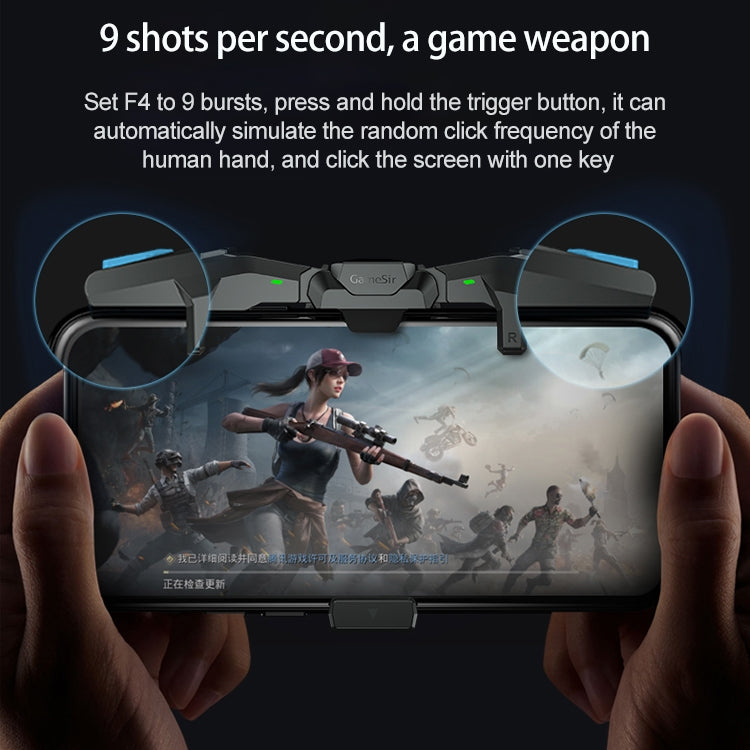 GameSir F4 Condensatore fisico pieghevole a forma di ala d'aquila Gamepad compatibile con dispositivi di sistema IOS e Android, F4