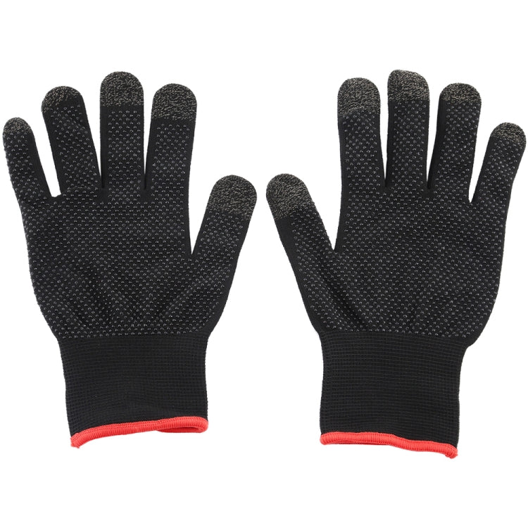 Un paio di guanti e-sport traspiranti con touch screen antiscivolo in nylon + fibra conduttiva