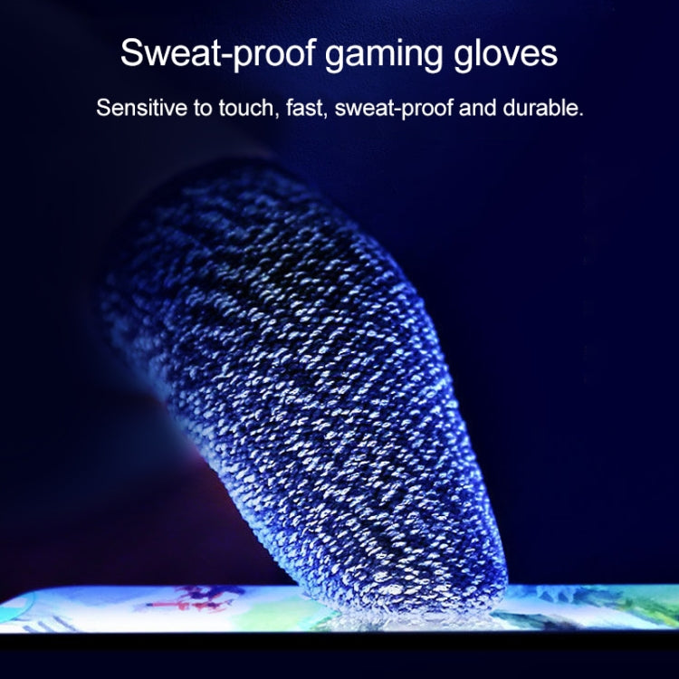 Un paio di guanti e-sport traspiranti con touch screen antiscivolo in nylon + fibra conduttiva