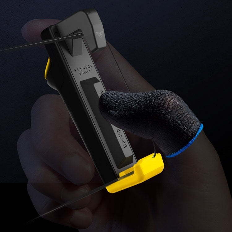 1 paio di coperture per dita touch screen per giochi per telefoni cellulari traspiranti in fibra di carbonio per pollice / indice