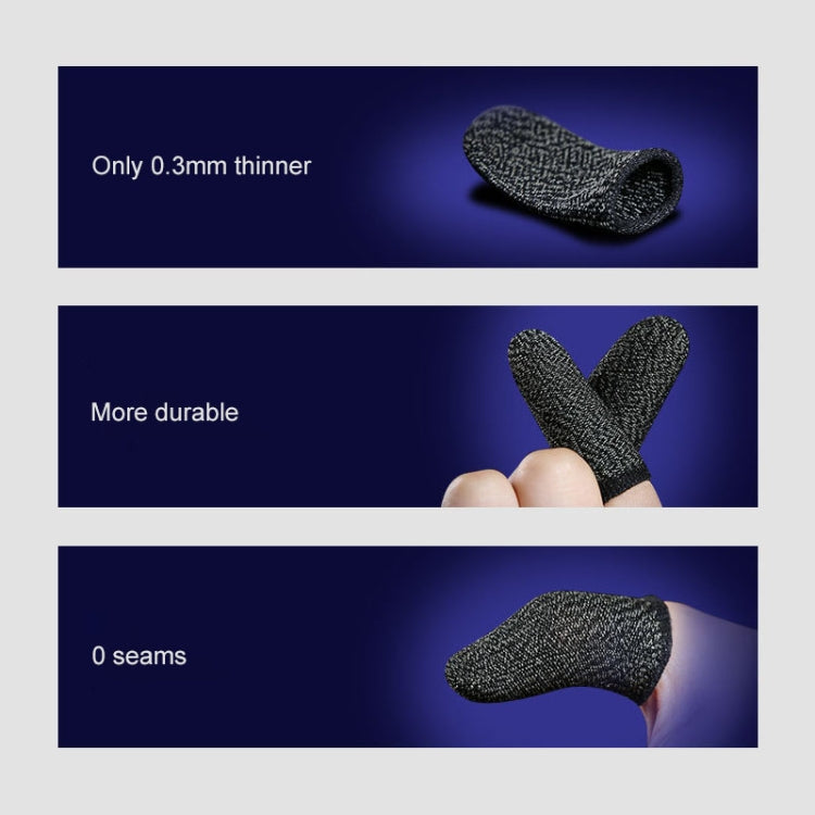 10 pezzi in nylon + fibra conduttiva antiscivolo a prova di sudore per telefono cellulare, touch screen, per pollice/indice