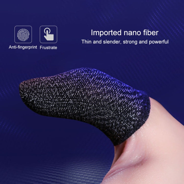 10 pezzi in nylon + fibra conduttiva antiscivolo a prova di sudore per telefono cellulare, touch screen, per pollice/indice
