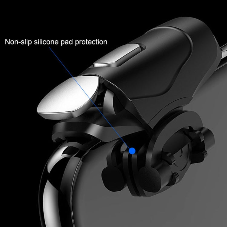 Gamepad per riprese di giochi per cellulare con pulsanti separabili in lega antiscivolo, supporto modalità burst, adatto per telefoni cellulari da 4,7-6,5 pollici