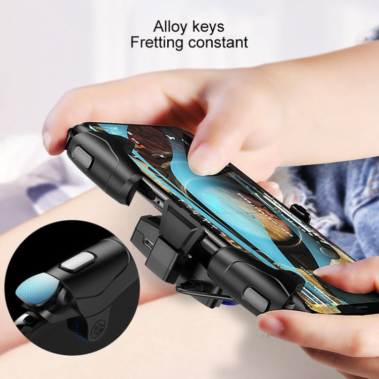 Gamepad per riprese di giochi per cellulare con pulsanti separabili in lega antiscivolo, supporto modalità burst, adatto per telefoni cellulari da 4,7-6,5 pollici