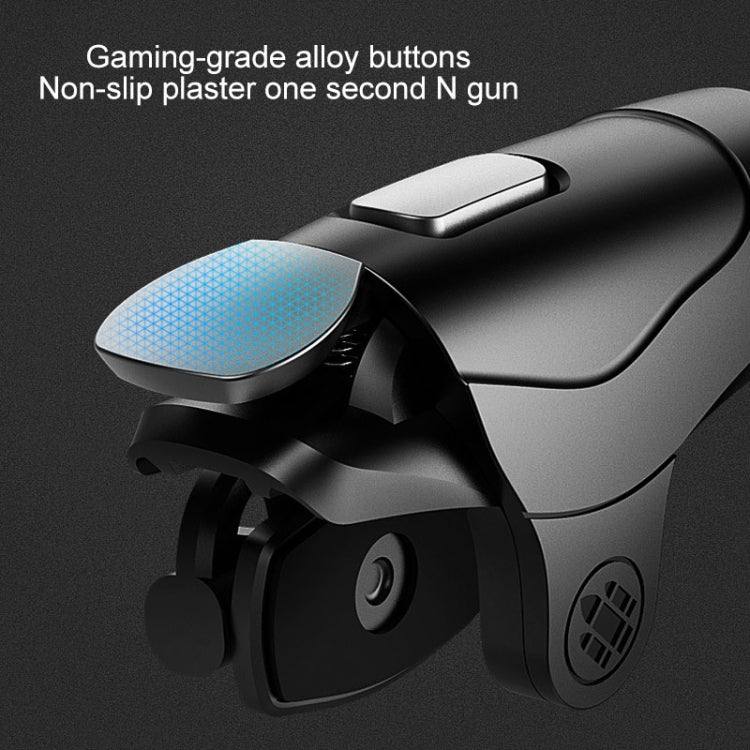 Gamepad per riprese di giochi per cellulare con pulsanti separabili in lega antiscivolo, supporto modalità burst, adatto per telefoni cellulari da 4,7-6,5 pollici