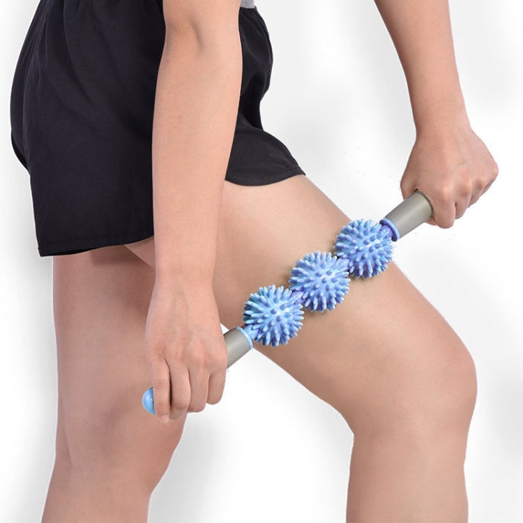 Yoga Health Care Triple Hedgehog Balls Collo Gamba Mano Muscolo Bastone per massaggio